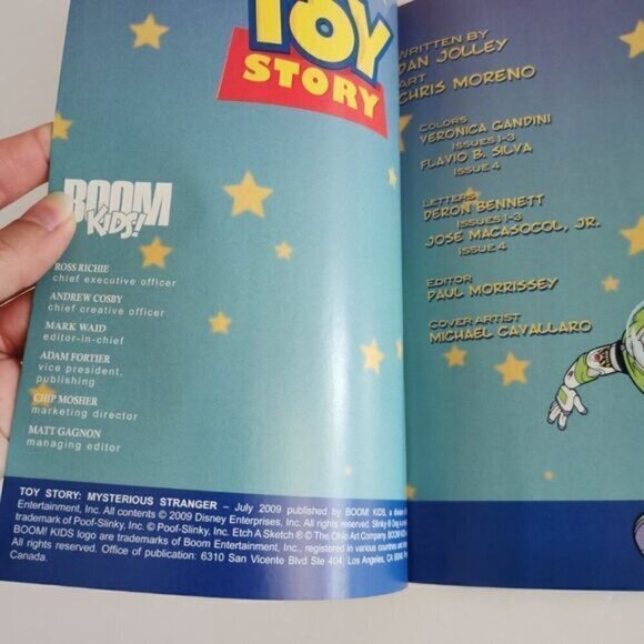 Toy Story Graphic Novel, Boom Kids The Mysterious Stranger 2009 Comic Dan Jolley - Picture 5 of 8